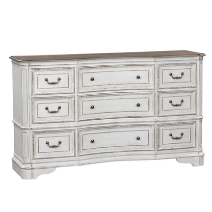Magnolia Manor 9 Drawer Dresser